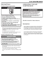 Preview for 11 page of California Air Tools MP50 Owner'S Manual