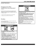 Preview for 12 page of California Air Tools MP50 Owner'S Manual