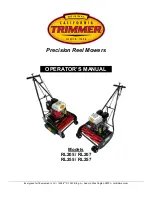 California Trimmer RL205 Operator'S Manual preview