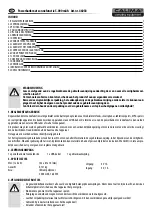 Preview for 14 page of CALIMA 46038 Operating Instructions Manual