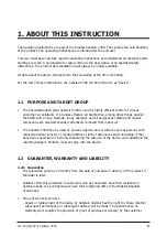 Preview for 5 page of Calistair C300 Translation Of The Original Operating Instructions