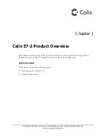 Preview for 7 page of Calix E7-2 Installation Manual