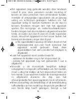 Preview for 25 page of CALOR GV 4620 Optimo User Manual