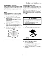 Preview for 21 page of Caloric CSG7103 Owner'S Manual