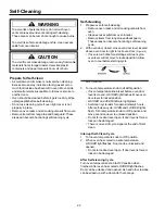 Preview for 22 page of Caloric CSG7103 Owner'S Manual