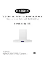 Preview for 25 page of Caloric CVWSV30Z-SS Use And Installation  Manual