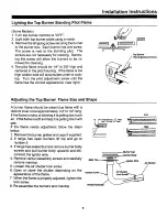 Preview for 7 page of Caloric RLN330UW Installation Instructions And Use And Care Manual