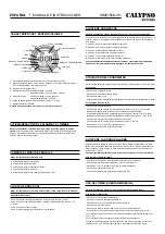 Preview for 2 page of Calypso Watches IKM5785M-H1 Instruction Manual