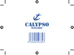 Preview for 34 page of Calypso Watches IKMCE-2B Instruction Manual