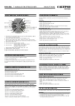 Preview for 2 page of Calypso Watches IKMW-PT1505C Instruction Manual