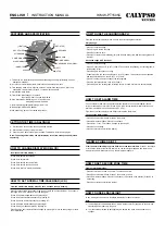 Preview for 4 page of Calypso Watches IKMW-PT1505C Instruction Manual