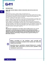 Preview for 2 page of cam MS44 Installation Operating And Maintenance Istructions