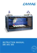 CAMAG DBS-MS 500 Instruction Manual preview