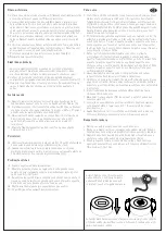 Preview for 17 page of Camargue PREMIUM SKARABORG Series Installation And Operating Instructions Manual