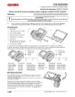 Cambo CS-32 Instruction Manual preview