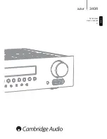 Cambridge Audio 340Razur User Manual preview