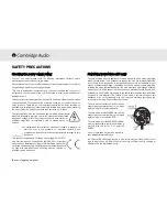 Preview for 4 page of Cambridge Audio Azur 340A User Manual