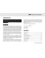 Preview for 3 page of Cambridge Audio Azur 340C User Manual