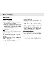 Preview for 28 page of Cambridge Audio Azur 340C User Manual