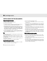 Preview for 38 page of Cambridge Audio Azur 340C User Manual