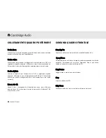 Preview for 46 page of Cambridge Audio Azur 340C User Manual