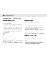 Preview for 48 page of Cambridge Audio Azur 340C User Manual