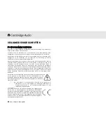 Preview for 54 page of Cambridge Audio Azur 340C User Manual