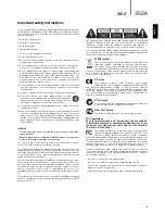 Preview for 3 page of Cambridge Audio azur 350A User Manual