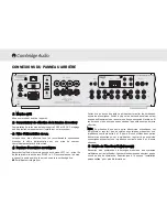 Preview for 42 page of Cambridge Audio Azur 540A User Manual