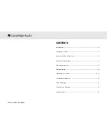 Preview for 2 page of Cambridge Audio azur 540C V2 User Manual