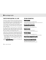 Preview for 12 page of Cambridge Audio azur 540C User Manual