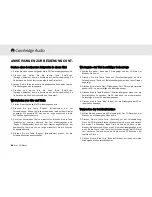 Preview for 24 page of Cambridge Audio azur 540C User Manual