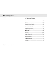 Preview for 30 page of Cambridge Audio azur 540C User Manual