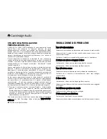 Preview for 68 page of Cambridge Audio azur 540C User Manual