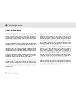 Preview for 70 page of Cambridge Audio azur 540C User Manual