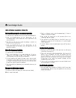 Preview for 80 page of Cambridge Audio azur 540C User Manual