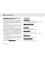 Preview for 96 page of Cambridge Audio azur 540C User Manual