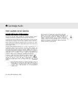 Preview for 60 page of Cambridge Audio azur 540D User Manual