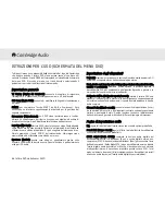 Preview for 66 page of Cambridge Audio azur 540D User Manual