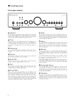 Preview for 8 page of Cambridge Audio AZUR 550A User Manual