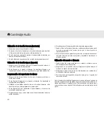 Preview for 40 page of Cambridge Audio Azur 640C User Manual