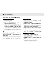 Preview for 48 page of Cambridge Audio Azur 640C User Manual