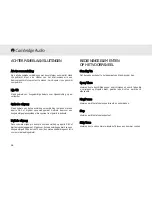 Preview for 56 page of Cambridge Audio Azur 640C User Manual