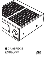 Preview for 1 page of Cambridge Audio CXR120 Owner'S Manual