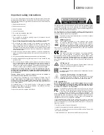 Preview for 3 page of Cambridge Audio CXR120 Owner'S Manual