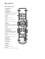 Preview for 6 page of Cambridge Audio CXR120 Owner'S Manual