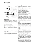 Preview for 10 page of Cambridge Audio CXR120 Owner'S Manual