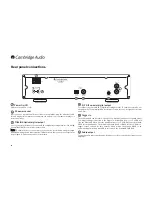 Preview for 8 page of Cambridge Audio SONATA CD30 Manual