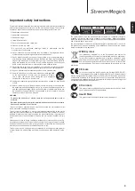 Preview for 3 page of Cambridge Audio StreamMagic 6 User Manual