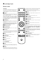 Preview for 8 page of Cambridge Audio StreamMagic 6 User Manual